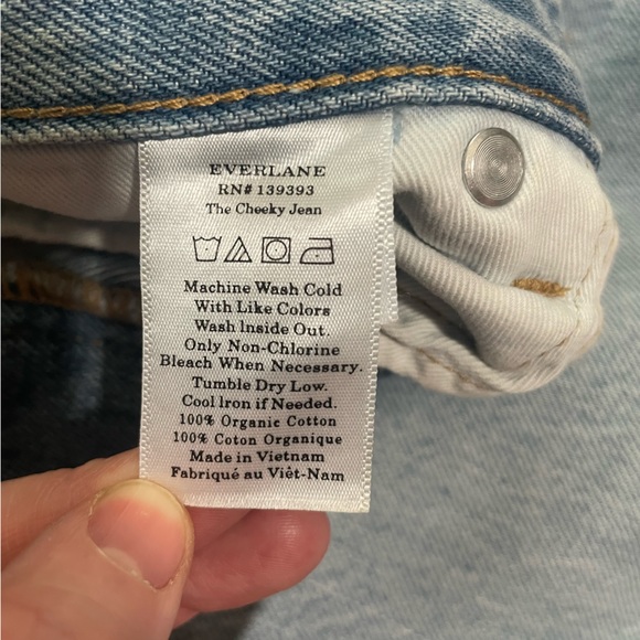 Original Cheeky Jean, Size 27 - Straight Leg - 100% Organic Cotton, Everlane - Picture 8 of 11